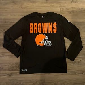 Cleveland Browns dri fit long sleeve shirt